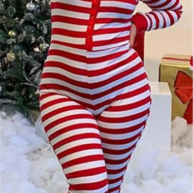 Christmas Women Household Jumpsuit Sets