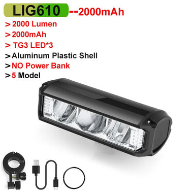 NEWBOLER Bicycle Waterproof Front Light