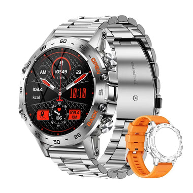 MELANDA Steel 1.39" Bluetooth smart watch for Android