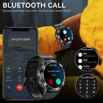 MELANDA Steel 1.39" Bluetooth smart watch for Android