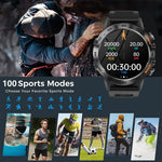 MELANDA Steel 1.39" Bluetooth smart watch for Android
