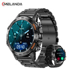 MELANDA Steel 1.39" Bluetooth smart watch for Android